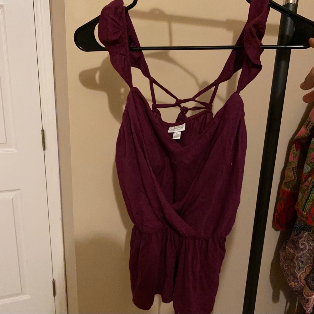 Target Purple Floral Tank